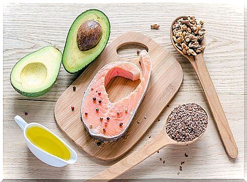 Foods with healthy fats