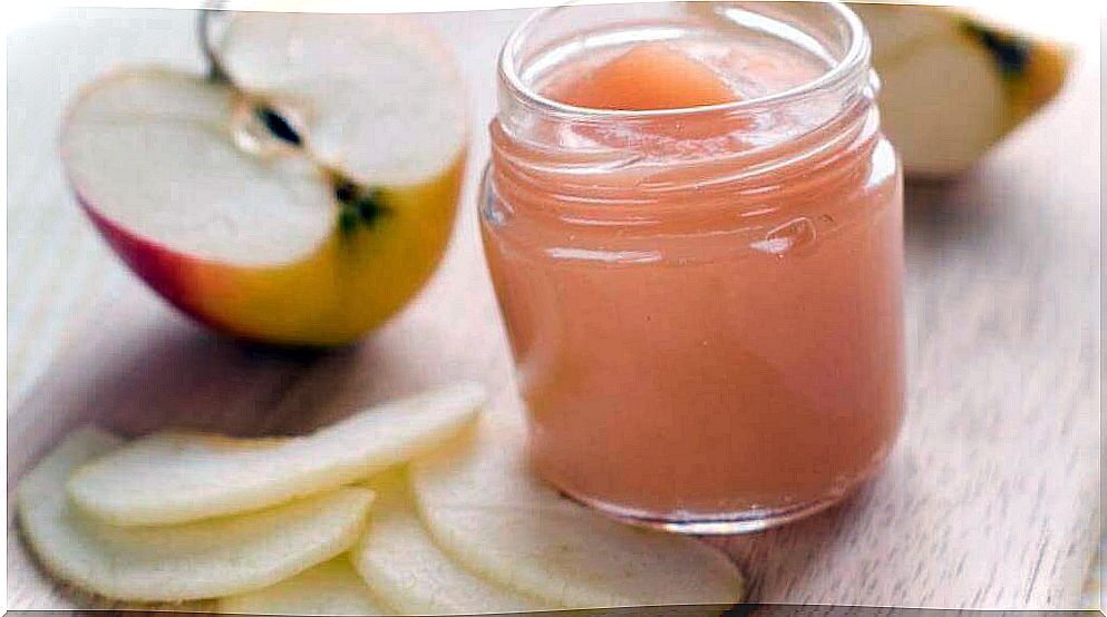 Eye cream with apple