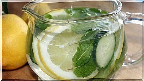 lemon water