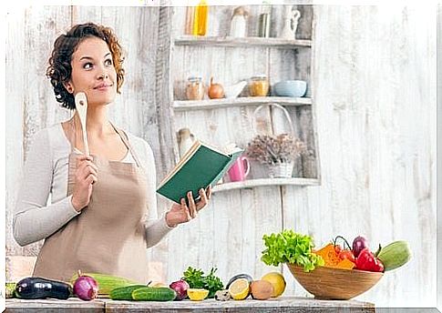 Woman cooking