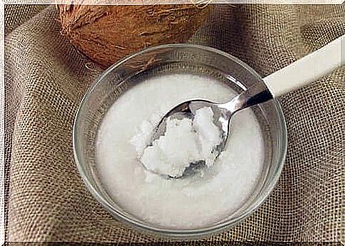 A bowl of coconut cream