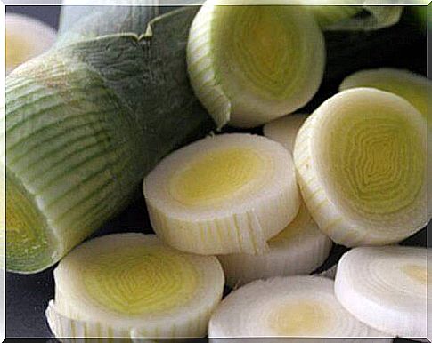 Remedy with leeks to remove toxins